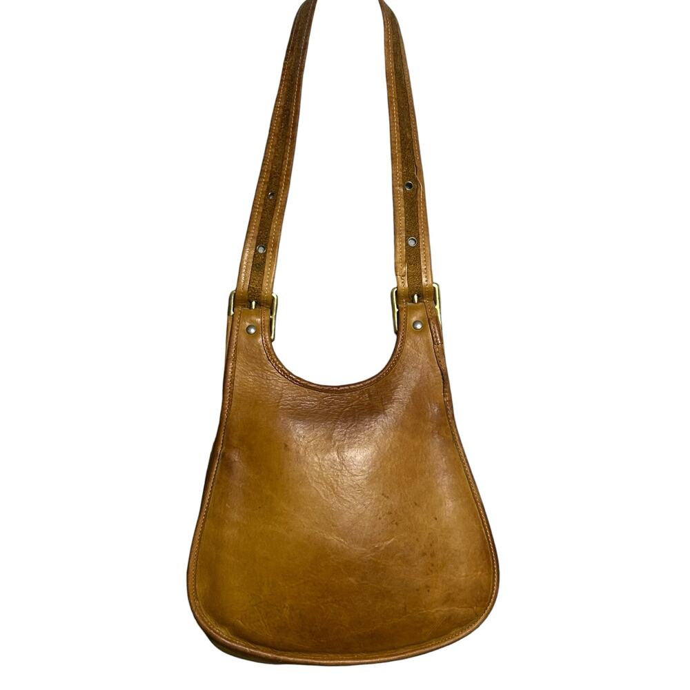 Vintage Coach 1970s Pre-Creed Crescent Saddle Bag - Picture 4 of 9